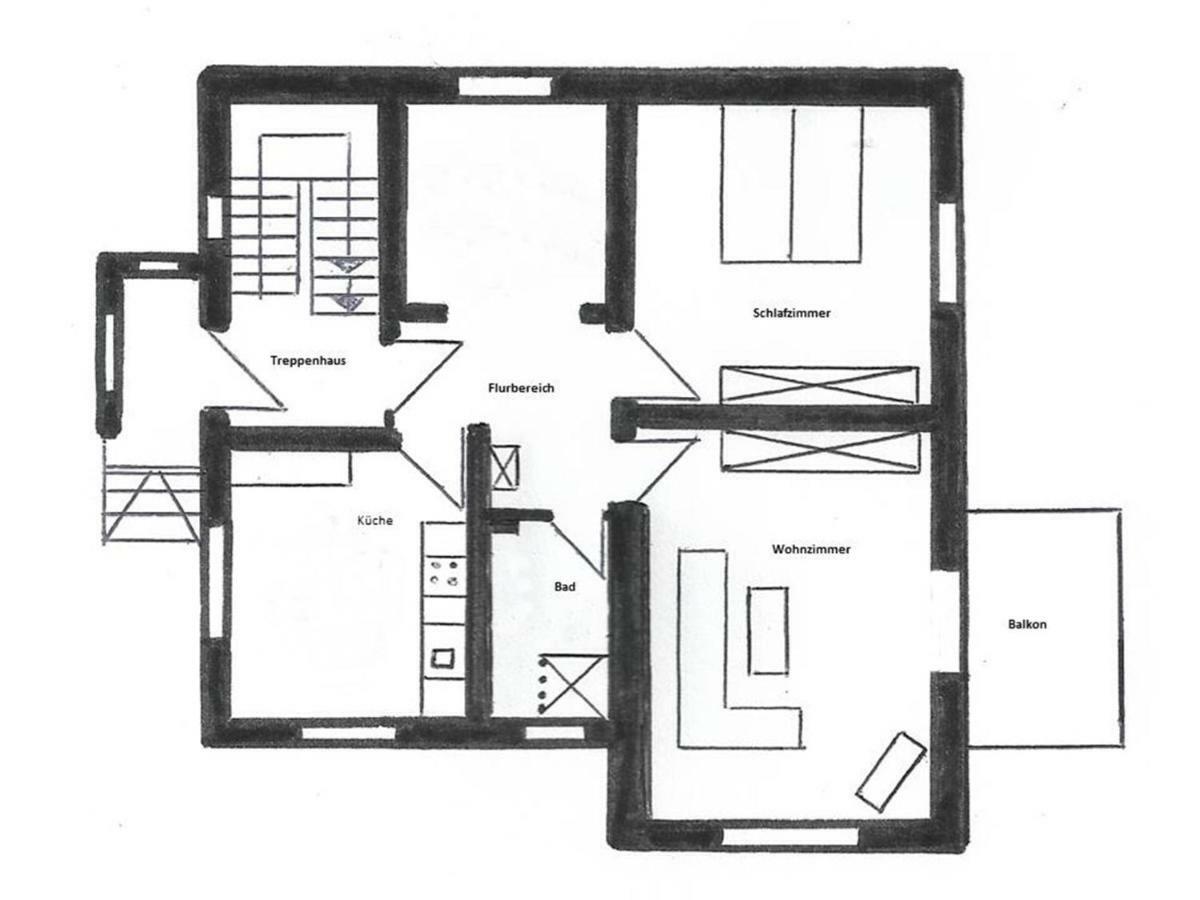 Ferienwohnung Unica Im Lahntal Villmar Exterior foto